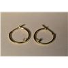 Image 1 : 14K Gold Diamond Earrings MSRP $467