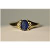 Image 2 : 10K Gold Sapphire/Diamond Ring MSRP $935