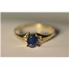 Image 3 : 10K Gold Sapphire/Diamond Ring MSRP $935
