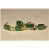 Image 1 : 14K Gold Emerald/Diamond Earrings MSRP $1300