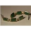 Image 2 : 14K Gold Emerald/Diamond Earrings MSRP $1300
