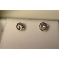 10K Gold Diamond Earrings MSRP $3520