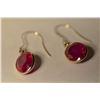 Image 3 : 14K Gold Ruby & Diamond Earrings MSRP $2725