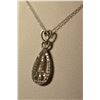 Image 1 : 14K White Gold Diamond Pendnat MSRP $935