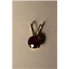 Image 1 : 10K Gold Ruby Pendant MSRP $435
