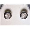 Image 1 : Sterling Silver Diamond Earrings MSRP $688