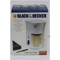 BLACK & DECKER "CUP AT A TIME" COFFEE MAKER