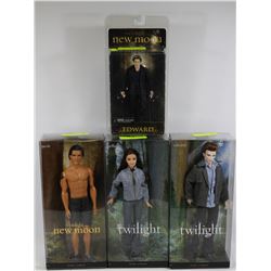 COLLECTIBLE TWILIGHT FIGURES X4