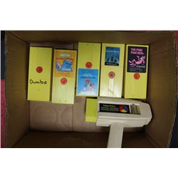 1975 FISHER PRICE MOVIE VIEWER & 6 CARTRIDGES