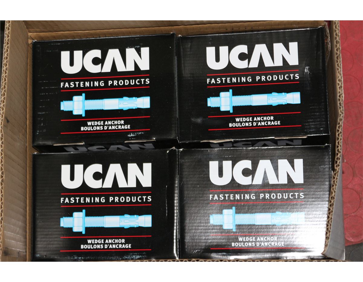 UCAN CONCRETE WEDGE ANCHORS ( BOX OF 400 )