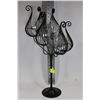 Image 1 : BLACK WROUGHT IRON FASHION CANDLE DISPLAY