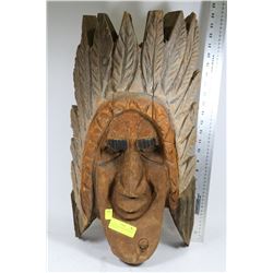 LARGE NATIVE CANADIAN INDIAN CHIEF HEAD