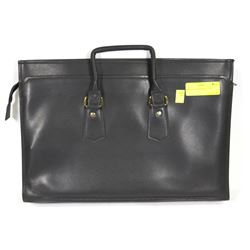 BLACK LEATHER BRIEFCASE
