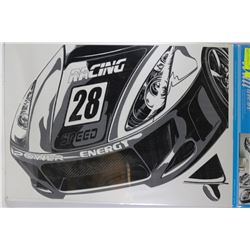 SET OF PEEL AND STICK WALL DECOR