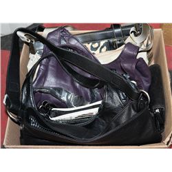 BOX OF ASSORTED PURSES