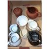 Image 1 : FLAT OF ASSORTED CREAMERS & PITCHERS