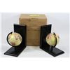 Image 1 : PAIR OF GLOBE BOOKENDS "NEW IN BOX"