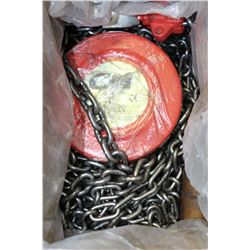 NEW 1TON HAND HOIST W/ 20FT LIFT