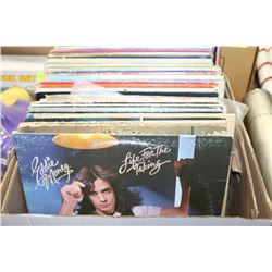 BOX OF ROCK & COUNTRY RECORDS