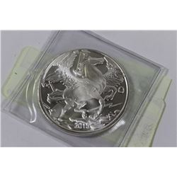 2015 ONE TROY OUNCE .999 SILVER PEGASUS ROUND