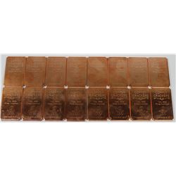 HALF POUND .999 FINE COPPER CRACKERS X2
