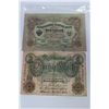 Image 1 : 1910 GERMAN 50 MARK & 1905 RUSSIAN 3 RUBLES