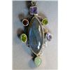 Image 1 : STERLING SILVER GEMSTONE NECKLACE