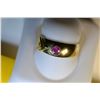 Image 1 : 14K GOLD RUBY (0.39CT) RING