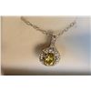 Image 1 : 14K GOLD YELLOW DIAMOND (0.15CT) & WHITE DIAMOND