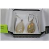Image 1 : #70 10K GOLD DROP STYLE OPAL EARRINGS