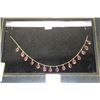 Image 1 : #86 14K GOLD GEMSTONE NECKLACE