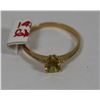 Image 1 : #28 14K YELLOW GOLD GEMSTONE RING