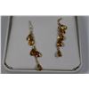 Image 1 : #24 14K GOLD LADIES SAPPHIRE DROP EARRINGS