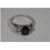 Image 1 : #5 WHITE GOLD FOUR CLAW THREE STONE DIAMOND RING