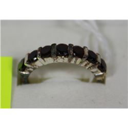 10K WHITE GOLD RUBY RING