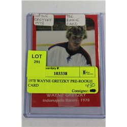 1978 WAYNE GRETZKY PRE-ROOKIE CARD