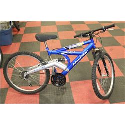 HUFFY 18SPD FULL SUSP MTN BIKE