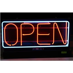 NEON "OPEN" SIGN