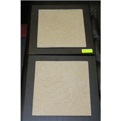 PAIR OF SANDCAST PICTURES ON CHOICE