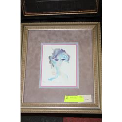 FRAMED & SIGNED WATERCOLOUR PICTURE