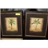 Image 1 : PAIR OF PALM TREE SHADOWBOXES