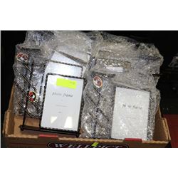 FLAT OF NEW PICTURE FRAME CANDLE HOLDERS