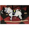 Image 1 : BLACK & WHITE ROCKING HORSE