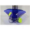 Image 1 : BLUE ART GLASS DISH