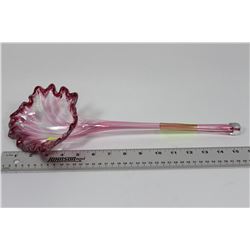 PINK ART GLASS FLOWER