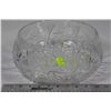 Image 1 : LARGE PINWHEEL CRYSTAL BOWL