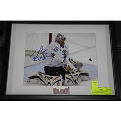 DWAYNE ROLOSON FRAMED & AUTOGRAPHED PHOTO