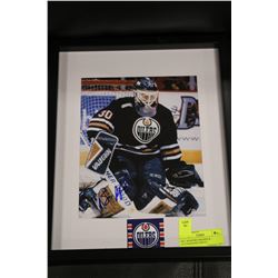 BILL RANFORD FRAMED & AUTOGRAPHED PHOTO