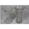Image 1 : PAIR OF CRYSTAL VASES
