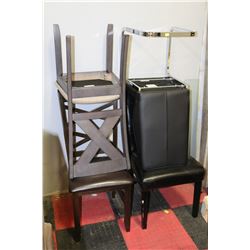 4 VARIOUS SIDECHAIRS UNMATCHING